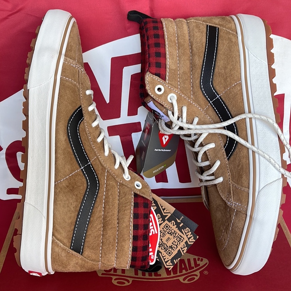 Vans Sk8-Hi Mte-1
Plaid Brown/Black
VNOA5HZYY49 WMNS boots - Picture 12 of 16